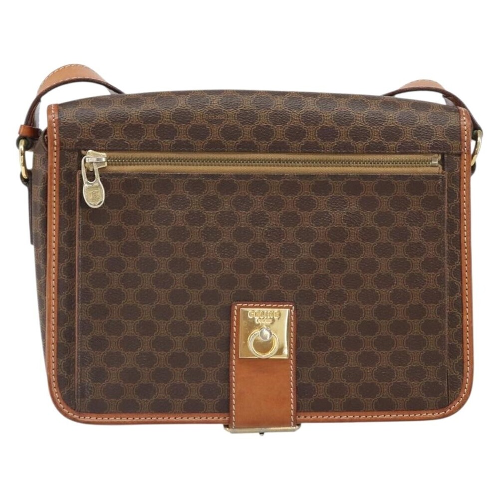 Celine Vintage Macadam Canvas and Leather